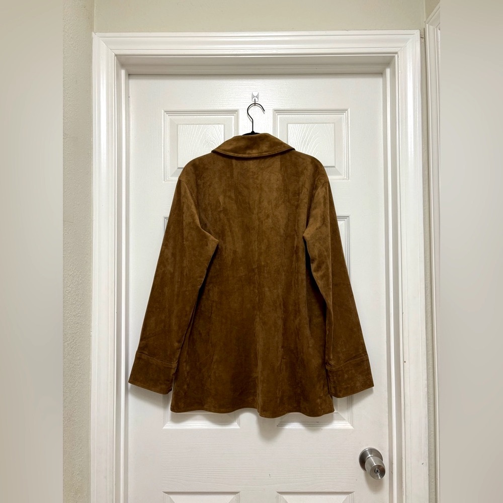 NWOT Z SUPPLY Faux Suede Chore Jacket - Picture 9 of 10